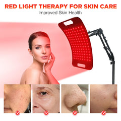ADVARAYS red-light therapy panel for the body with stand supports sessions