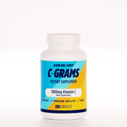 advocare c-grams bottle closeup highlights immune-support caplets