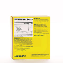 AdvoCare Fiber powder packets display, convenient daily fiber supplement for on-the-go hydration.