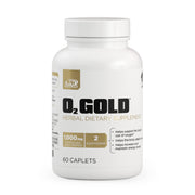 AdvoCare O2 Gold bottle front highlights oxygen support for active days.