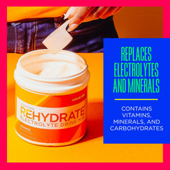 AdvoCare Rehydrate dissolving-in-water demonstrates easy hydration with electrolytes and antioxidants