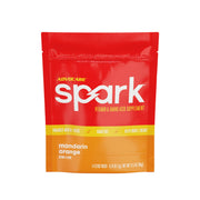 AdvoCare Spark Mandarin Orange stick pack ready to mix for a quick energy boost.