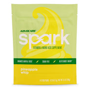 AdvoCare Spark pineapple stick pack front view for on-the-go energy