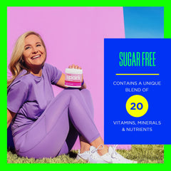 AdvoCare Spark pink lemonade powder dissolving in water for a smooth boost.