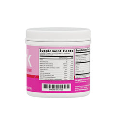 AdvoCare Spark pink lemonade powder scoop ready for quick mix.