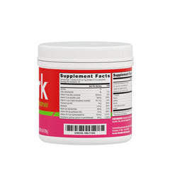 Spark strawberry powder dissolving in water for a refreshing energy boost