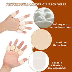 Aeaocvo finger wrap demonstrates snug, secure fit on fingers.