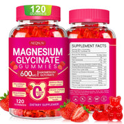 AEQNJV Magnesium Glycinate Gummies bottle for a convenient daily supplement routine.