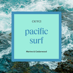 Aera Go Pacific Surf in-car diffuser in use for fresh cabin scent