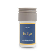 Aera Mini Indigo front packaging showing crisp design and scent name benefit
