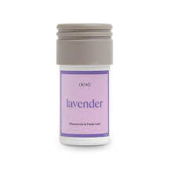 Aera Mini Lavender fragrance refill image highlighting Provence lavender notes for calming ambiance.