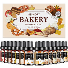 Aeshory Bakery Set Pumpkin Pie bottle for diffuser and cozy aroma