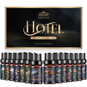 Aeshory Hotel Diffuser Oils Set in gift-ready box for luxury spaces.