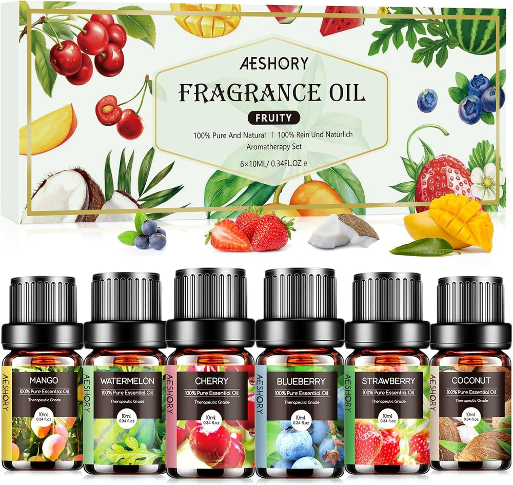 Aeshory strawberry oil bottle pour — vivid aroma ideal for diffuser and DIY candles.