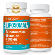 Aesticum 2000mg NR bottle ready for daily NAD+ support
