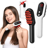 AFFLAT 3-in-1 hair care comb front view for effortless daily grooming.