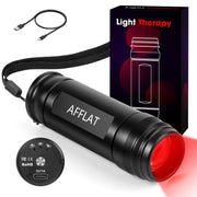 AFFLAT red light therapy flashlight front view for at-home sessions