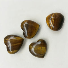 Afucats tiger's eye heart stone, ready for Valentine’s or Thanksgiving gifting.
