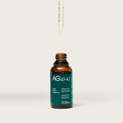 Label close-up confirms vegan, non-GMO and allergen-free formulation.