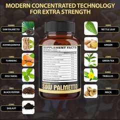 Agobi 11in1 Saw Palmetto capsules closeup highlighting high absorption formula