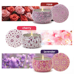 AGOL rose candle close-up with sophisticated bloom scent.