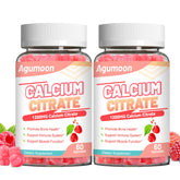 Agumoon Calcium Citrates bottle 1200mg on white, easy daily support for bone health.