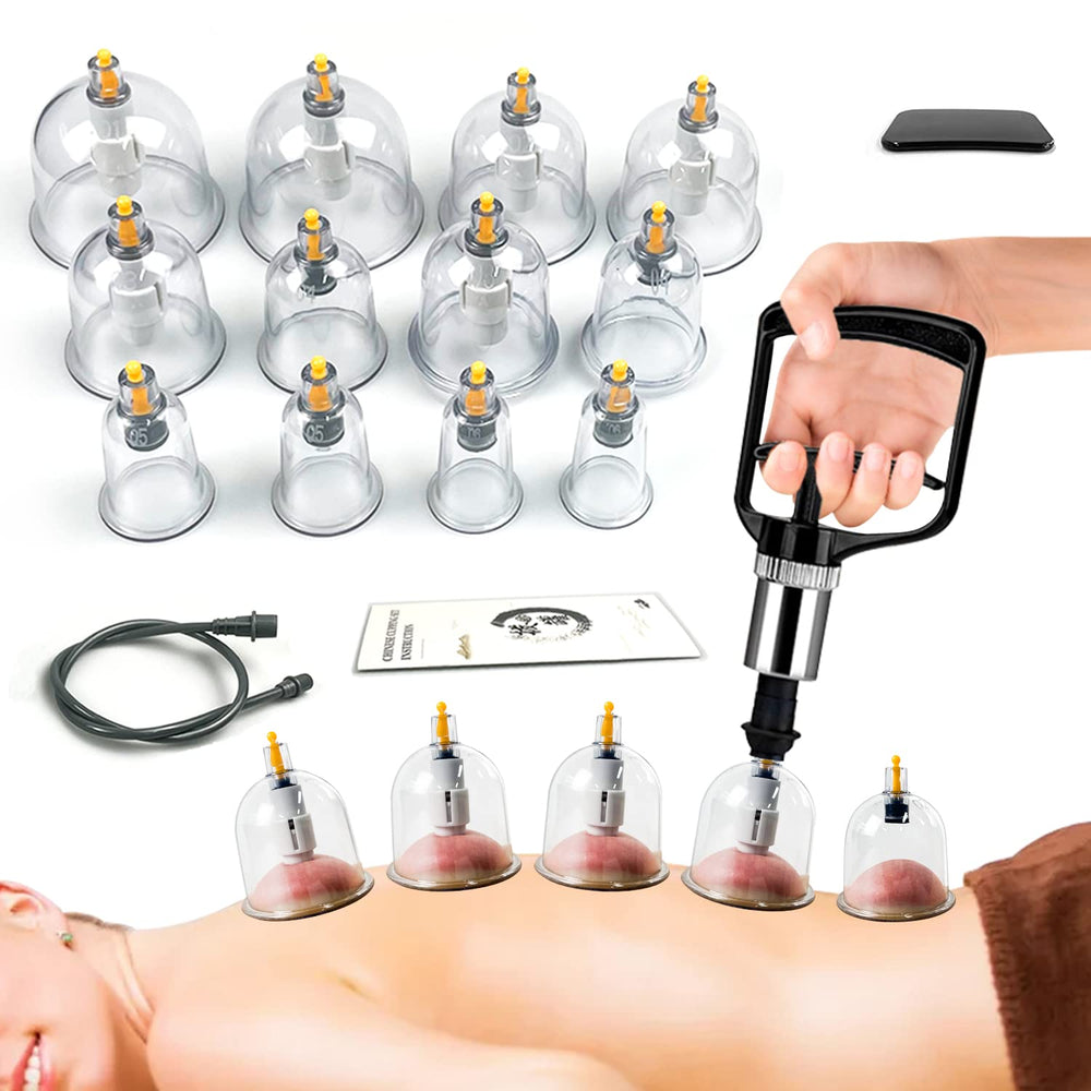 AIKOTOO cupping set back cups deliver targeted relief and improved circulation.