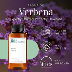 Air Esscentials Verbena Aroma Oil diffuser setup fills rooms with citrus-floral notes