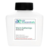 Air Esscentials Warm Gatherings bottle closeup for festive ambiance