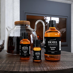 Air-Scent Pumpkin Spice Diffuser Oil ready for diffuser use.