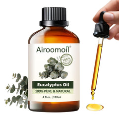Airoomoil Eucalyptus oil for shower steam creates a revitalizing spa-like aroma.