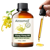 airoomoil Ylang Ylang essential oil in diffuser for relaxing tropical ambiance