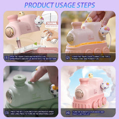 AIRPROSSING Cute Train Diffuser packaging shows gift-ready design.