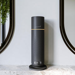 Air-Scent Waterless Diffuser top view shows compact footprint and refillable bottle.