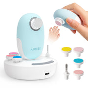 AIRSEE premium newborn nail file with 360-degree light for precise trimming