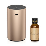Airversa ADX starter kit diffuser in titanium housing delivering portable, long-lasting fragrance.