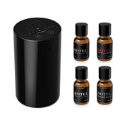 Airversa AN8 diffuser in black finish for compact home aromatherapy.
