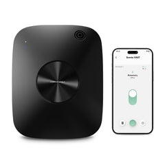Airversa diffuser mounted or on a table for flexible placement and wide-area scent.