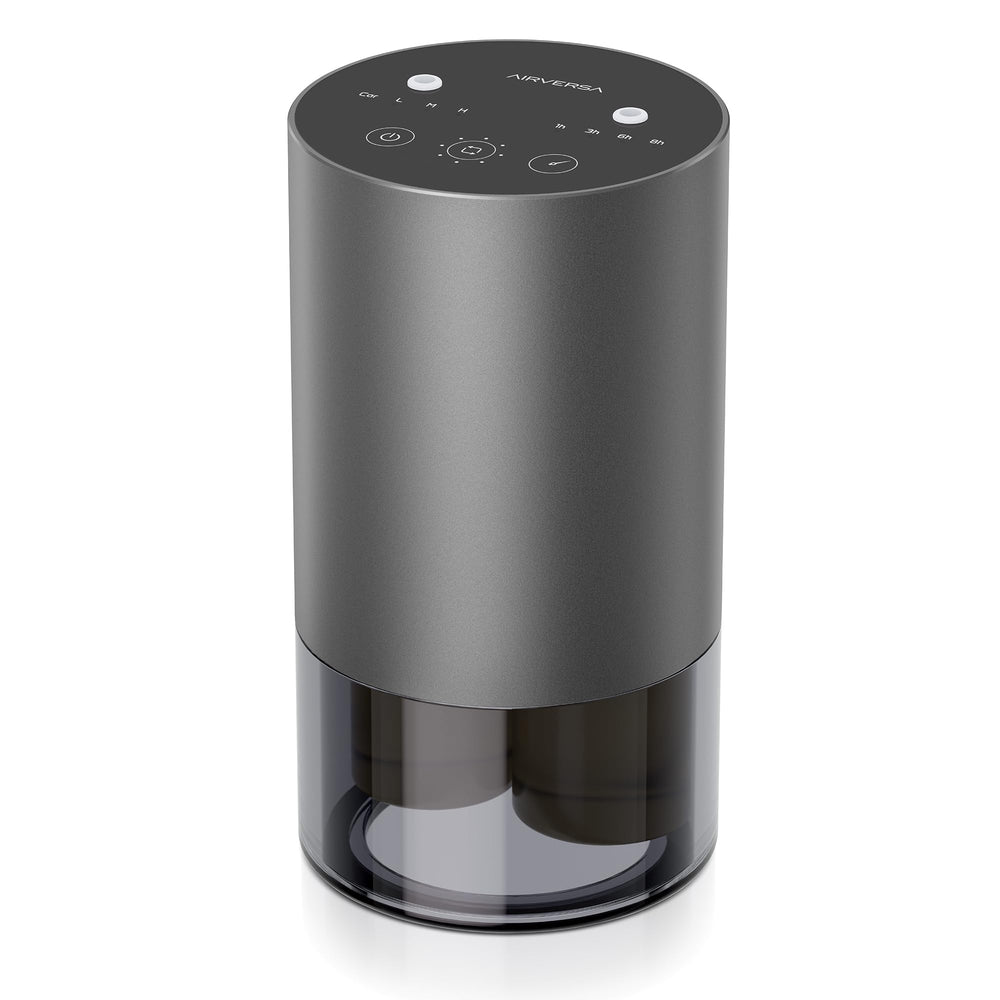 Airversa dual-nozzle diffuser front view; sleek finish ideal for elegant home scenting.