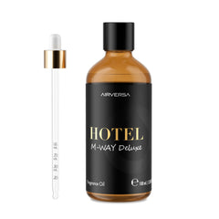 Airversa MWAY Diffuser Oil bottle delivers long-lasting fragrance for calming spaces.
