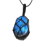 AiteleI natural Labradorite necklace pendant with iridescent shimmer for daily balance.