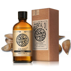 AKARZ Apple Seed Oil bottle shows pure aroma for diffusion and DIY projects.