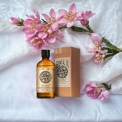 AKARZ Calendula Oil used in handmade candles for gentle ambience.