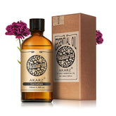 AKARZ Carnation Essential Oil bottle in amber glass preserves aroma for long-lasting diffusions.