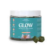 Akasha Sea Moss Glow Gummies bottle front for easy daily wellness