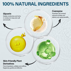 AKQBPN Hyaluronic Acid Powder being mixed into serum for custom hydration.