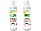 Alba Botanica Kukui Nut Body Oil 2-pack bottles deliver rich hydration.