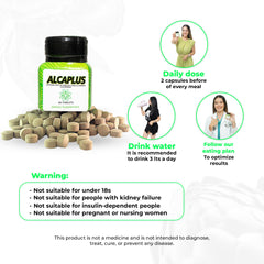ALCAPLUS Artichoke Detox capsules support digestive balance and toxin elimination.