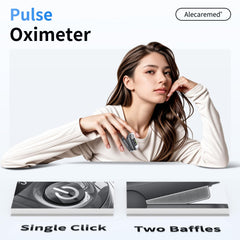 Alecaremed 1.3-inch display close-up highlights bright, easy-to-read readings.