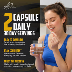 Cumin extract capsules emphasize traditional wellness in Atomic Defense.